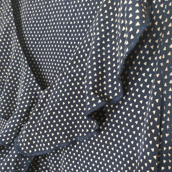 Needle & Thread Ruffle Dress Triangle Pattern Size Small - Picture 4 of 9